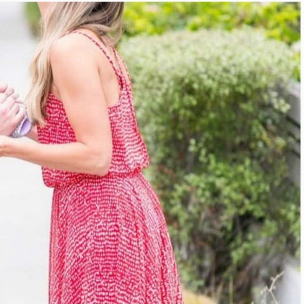 Leith Dress Strappy Shoulder Blouson Swingy Dress